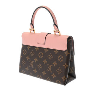Louis Vuitton Monogram Locky Bag Pink Canvas Rose Poodle